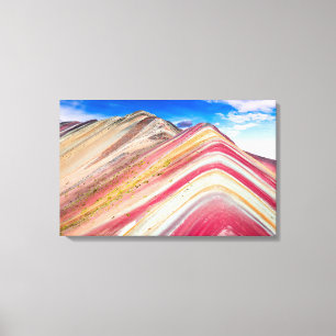 Vinicunca Peru Canvas Afdruk