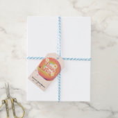 vinil Grovy-baby shower Cadeaulabel (Met Touw)