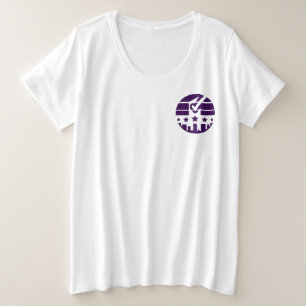 Vinkje van Eenheid Grote Maat T-shirt