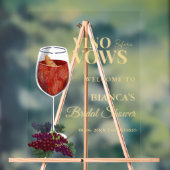 Vino avant la douche nuptiale Vows Panneau de bien (Neutre)