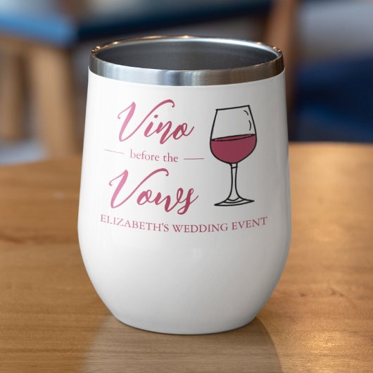 Vino Avant La Fête des mariées Vows/Bachelorette