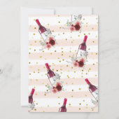 Vino Avant Vows Vine Bridal Showée Invitation (Dos)