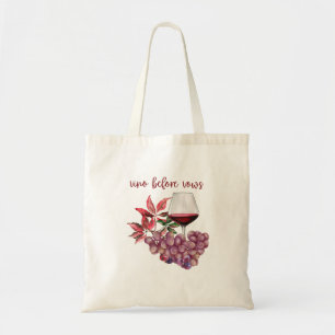 Vino Before Vows Bachelorette-ontwerp Wijn Tote Bag