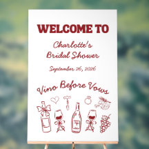 Vino Before Vows Burgundy Bruidsfeest