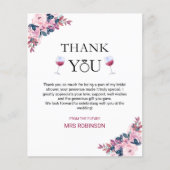 Vino Before Vows Vine Fête des mariées Carte de re (Devant)