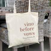 Vino Before Vows Wijnland Bruidsmeisjes Uitstapje Tote Bag