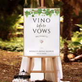 Vino Before Vows Winery Fête des mariées Affiche d