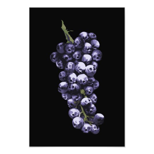 vino de la muerte foto afdruk (Voorkant)