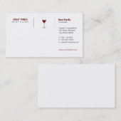 Vino (rasterformaat) visitekaartje (Voorkant / Achterkant)