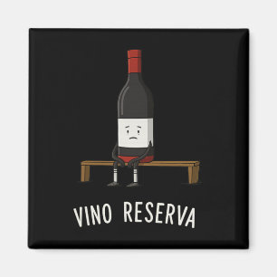 Vino Reserva Grappige Voetbal Bankzitter Reserve W Magneet