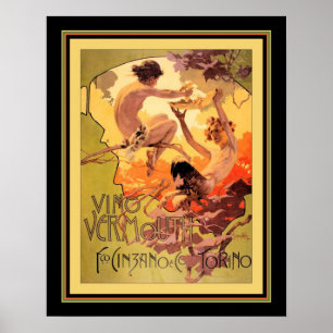 "Vino Vermouth" Poster Art Nouveau ca. 1901