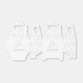 Vino voor bruiloften Chic wijn bruidsmeisjesfeest Bedankdoosjes (Uitgevouwen)