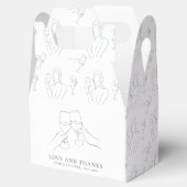 Vino voor bruiloften Chic wijn bruidsmeisjesfeest Bedankdoosjes (Geopend)