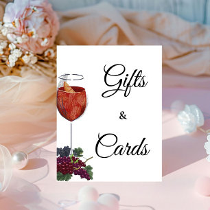 Vino Voor de geloften Vrijgezellenfeest Geschenken Reclamebord Met Voetstuk