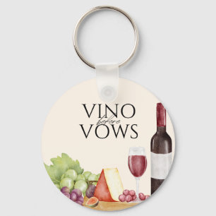 Vino voor de Huwelijksbeloften Charcuterie Bord Br Sleutelhanger
