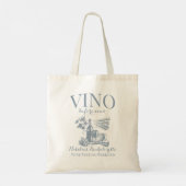 Vino voor geloften Bach aangepaste wijnmakerij Bac Tote Bag (Achterkant)