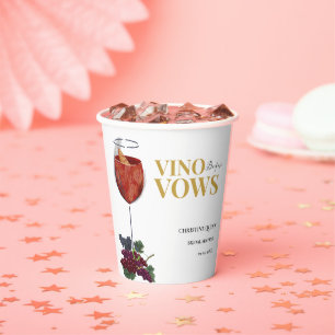Vino voor geloften WIne Tasting vrijgezellenfeest Papieren Bekers