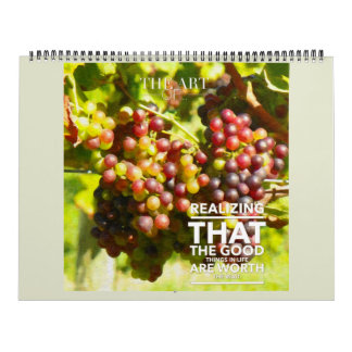Vinologie Fotografische wijnspiraal Kalender