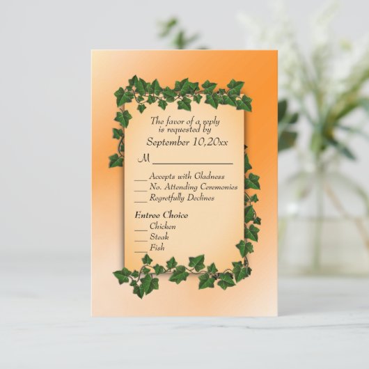 Vins à Orange Fall RSVP w Entree (Debout devant)