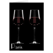 Vins avec vin rouge sur noir (Devant)