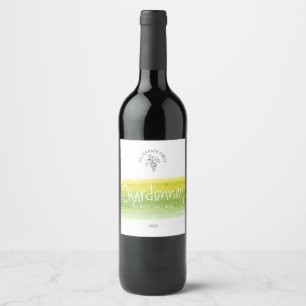 Vins blancs maison vinicoles sur mesure étiquettes