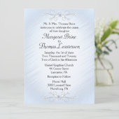 Vins Bleus Invitations de mariage (Debout devant)