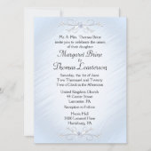 Vins Bleus Invitations de mariage (Devant)