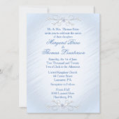 Vins Bleus Invitations de mariage (Devant)