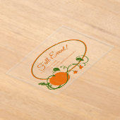 Vins citrouilles Acrylique Invitation (Poser)