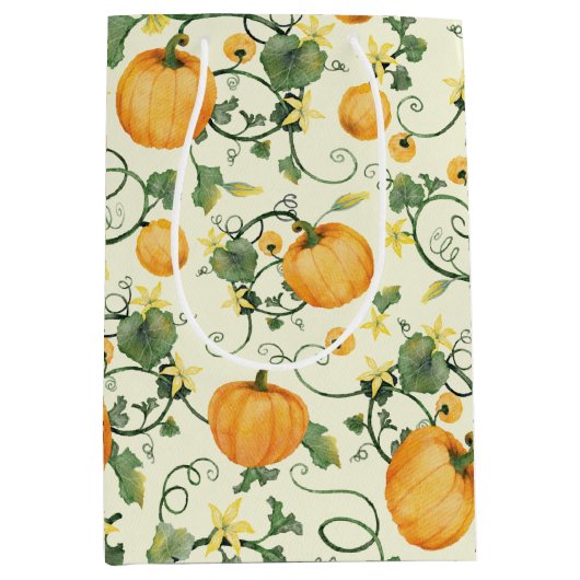 Vins citrouilles (Cornsilk) Motif d'automne - Sac  (Devant)