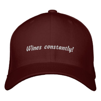 Vins constamment drôle Casquette brodé