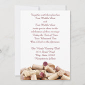Vins Corks Invitations de mariage (Devant)