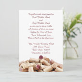 Vins Corks Invitations de mariage (Debout devant)