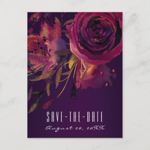 Vins de Bourgogne Floral Rose Violet Invitation à