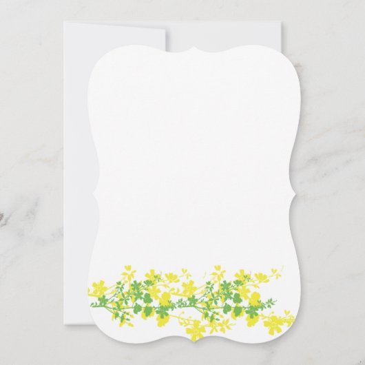 Vins de citron vert Faire-part de mariage (Dos)