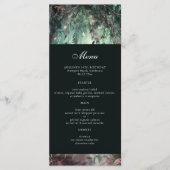 Vins de forêt enchantés Gold Mauve Élégant Menu (Devant)
