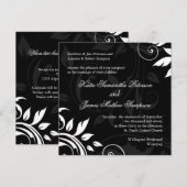 Vins de luxe Faire-part de mariage (Devant / Derrière)