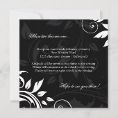 Vins de luxe Faire-part de mariage (Dos)