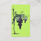 Vins de raisin Carte de visite (Dos)