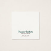 Vins de serpent portant collier bijoux carte d'aff (Dos)