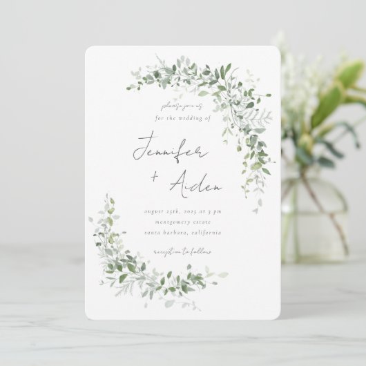 Vins de verdure Invitation (Debout devant)