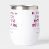 Vins Drôle Nouvelles Vin S'Améliore Avec L'Âge Cus (Droite)