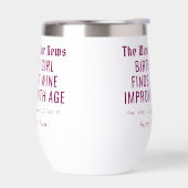 Vins Drôle Nouvelles Vin S'Améliore Avec L'Âge Cus (Gauche)