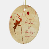 Vins et baies Ornement Mariage ou Anniversaire (Droite)