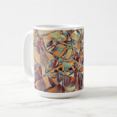 Vins et bouteilles de vin art Café Mug (Devant gauche)