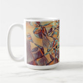 Vins et bouteilles de vin art Café Mug (Gauche)