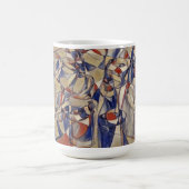 Vins et bouteilles de vin art Café Mug (Centre)