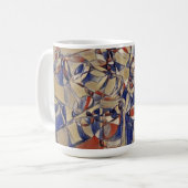 Vins et bouteilles de vin art Café Mug (Devant gauche)