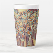 Vins et bouteilles de vin art Café Mug (Devant)