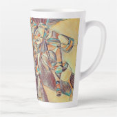 Vins et bouteilles de vin art Café Mug (Droite)